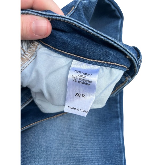 Maurices Womens Blue Wash‎ Skinny Jeggings XS Regular Stretch - Picture 3 of 8